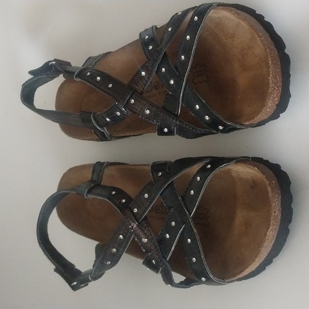 Bertula Birkenstock Rhinestone Sandals 8 narrow